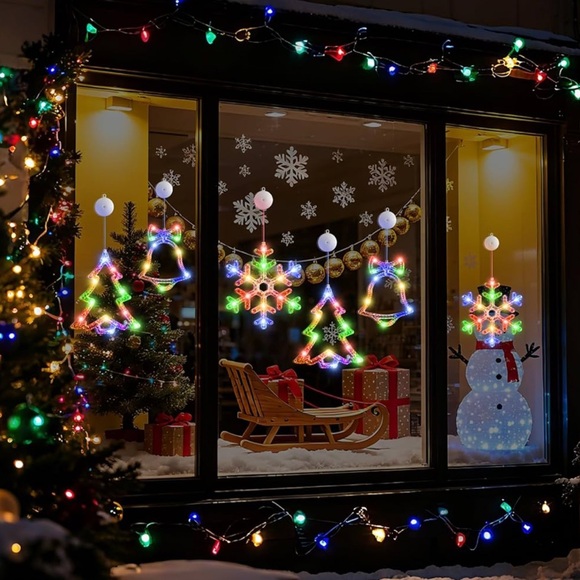 BNIB Timer 3Pcs Christmas Window Lights - Picture 9 of 9